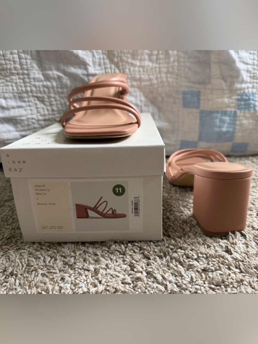 a new day Light Brown Ady48 Blakey Heels